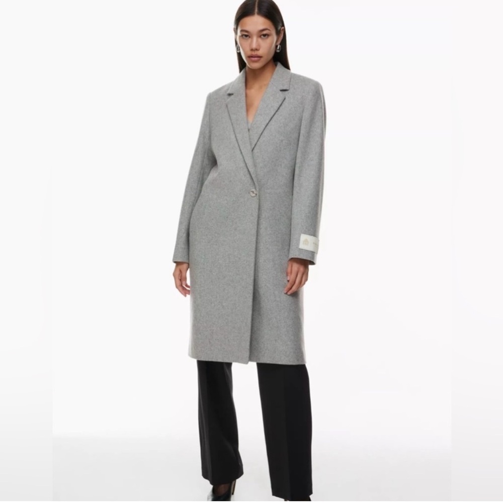 Aritzia Babaton Steadman Coat Light Grey Size XS